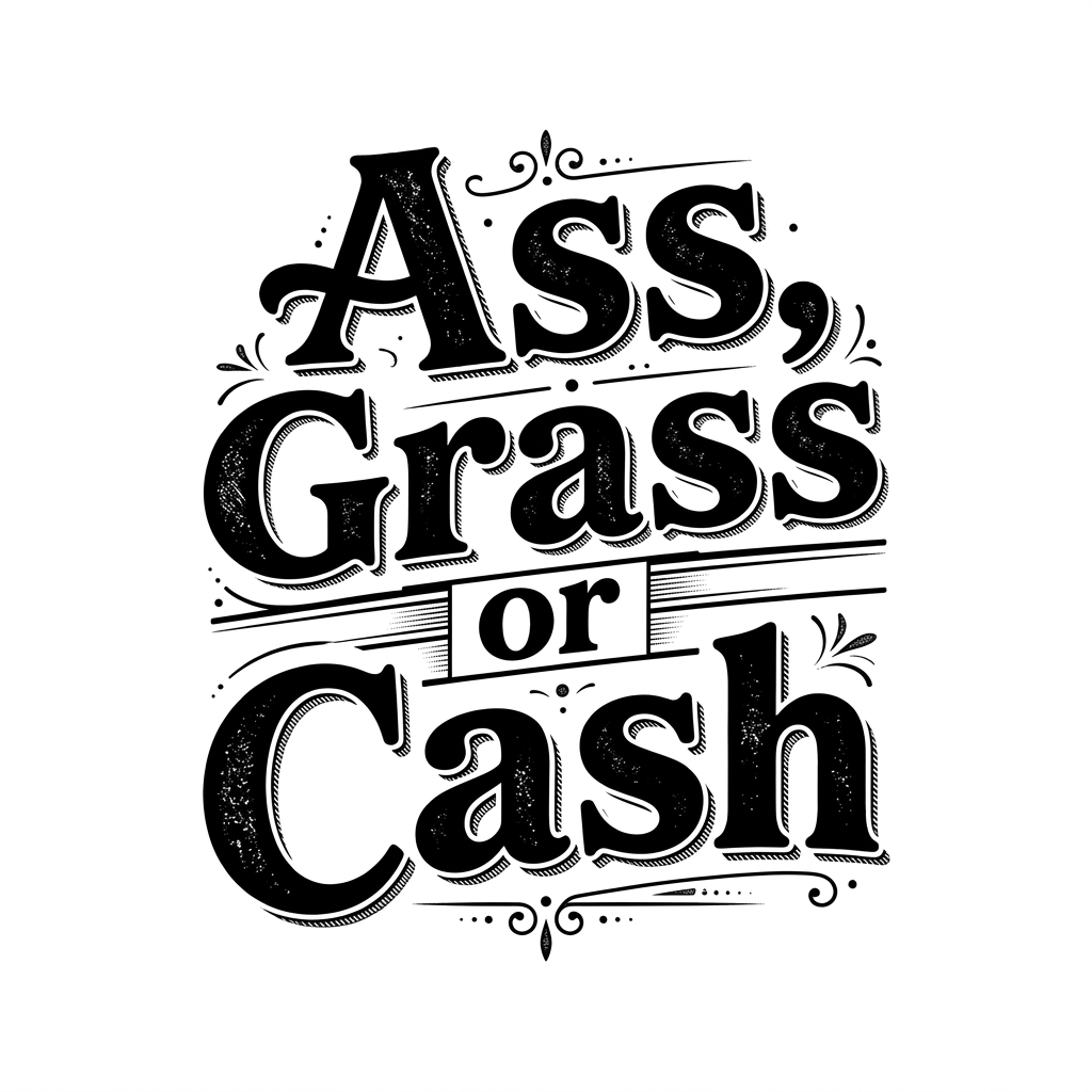 Ass, grass, or cash