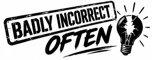 Badly incorrect often